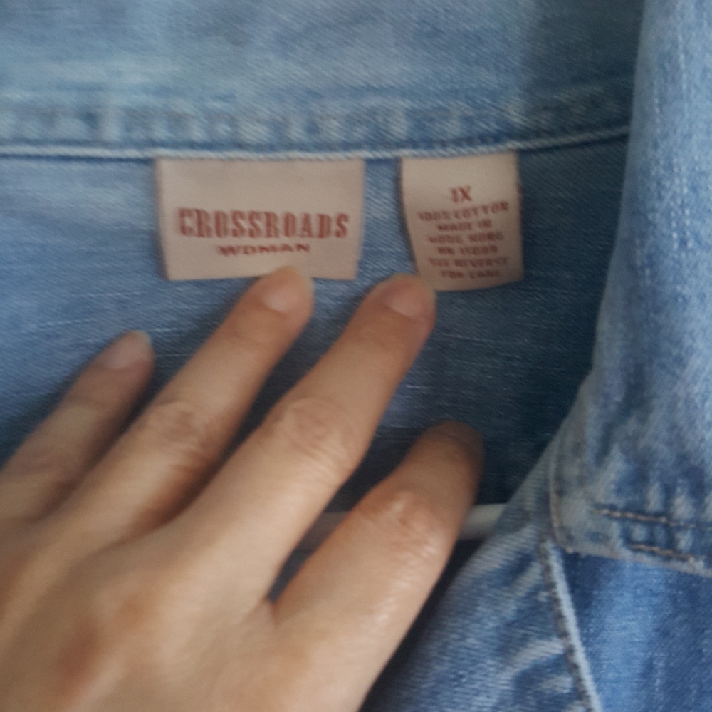 Women's Jeans Jacket - Picture 3 of 9
